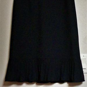 Ruffle Bottom Antonio Melani Black Skirt